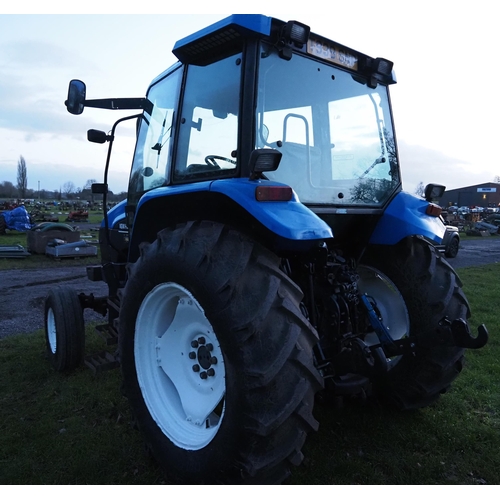 1488 - New Holland TS90 tractor. 1999. 2WD. Runs and drives, good tyres. showing 7298 hours. Log book state... 