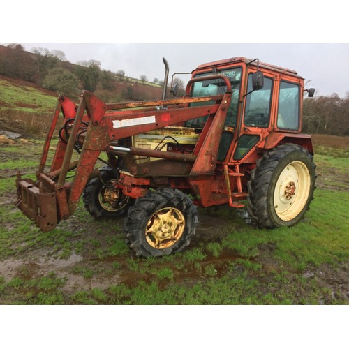 1485 - Belarus 862 tractor. Runs. 1994. showing 1784 Hours