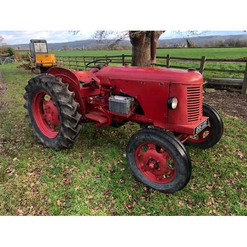 1487 - David Brown 25D tractor. Starts and runs. New rear tyres. Older restoration. Reg. 895 UXE. V5 to fol... 