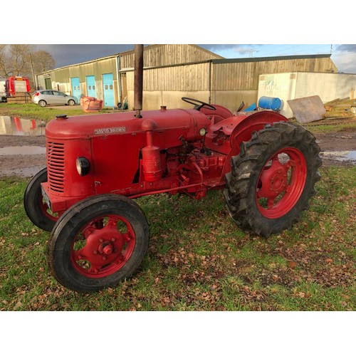 1487 - David Brown 25D tractor. Starts and runs. New rear tyres. Older restoration. Reg. 895 UXE. V5 to fol... 