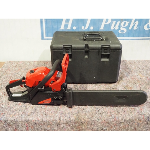 505 - Mountfield MC3720 petrol chainsaw c/w carrying case