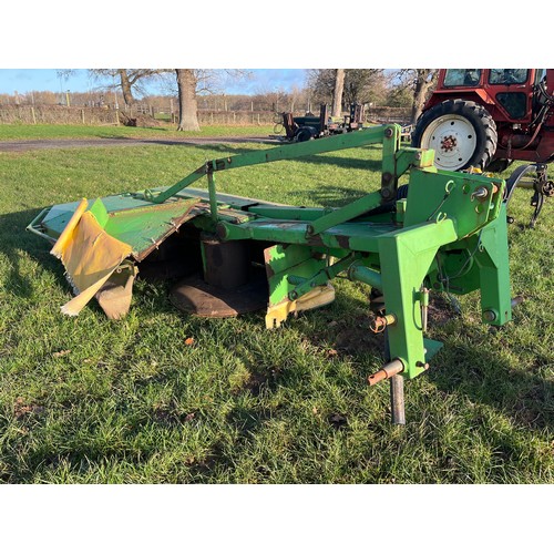 1483 - Samasz 1.65 drum mower. Used last year, 2007 machine. Complete.