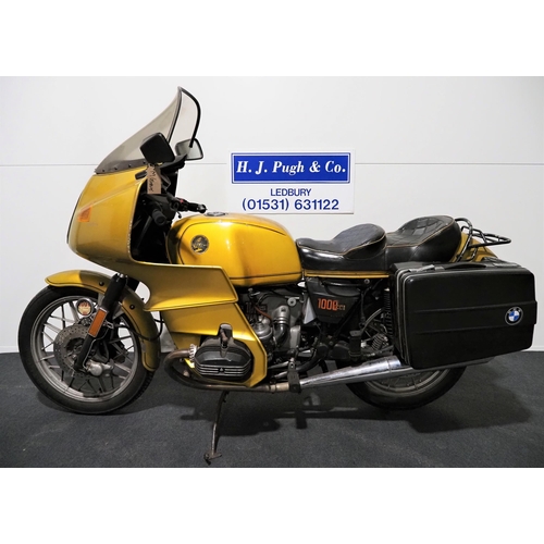 805 - BMW R100RS motorcycle. 1978. 980cc. Matching Frame and Engine No. 6089066
Property of a deceased est... 