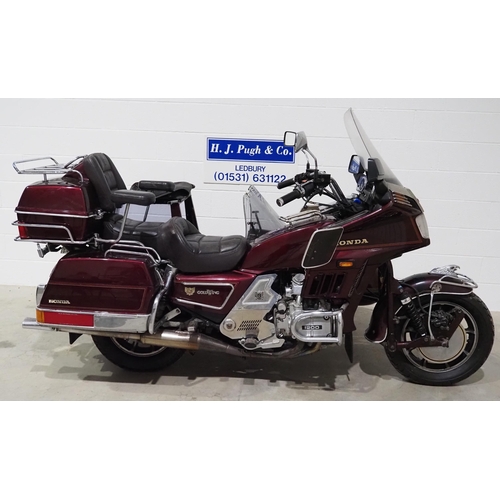 Honda GL1200D-G Goldwing with Squire Runs