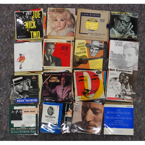 80 - Large quantity of jazz and classical vinyl records to include Tony Martin and Duke Ellington