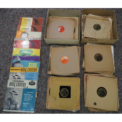 101 - Large quantity of assorted Bing Crosby vinyl records
