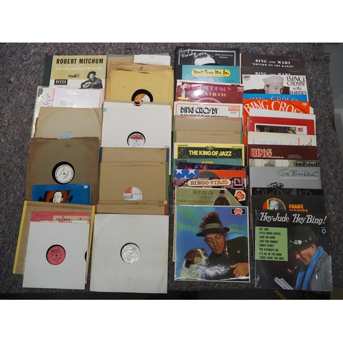 114 - Large quantity of Bing Crosby and other vinyl records