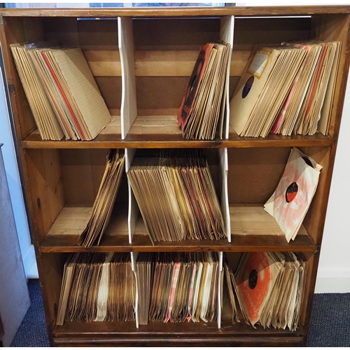 120 - Large quantity of jazz, classical and other vinyl records in display case to include Dick Powell