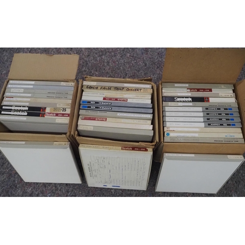 136 - Tape recordings of British and American TV and radio shows featuring Bing Crosby and others