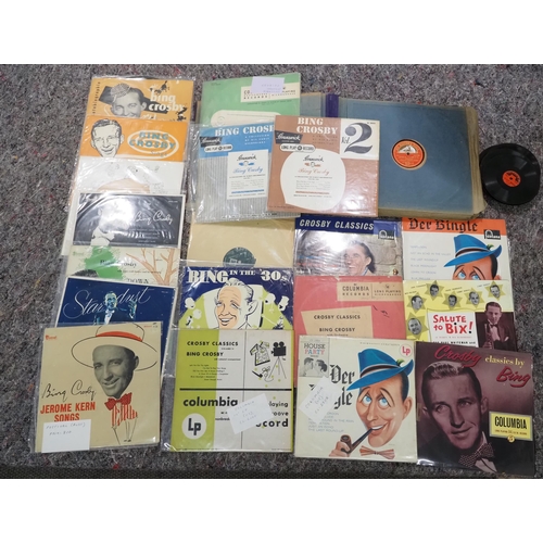 141 - Assorted Bing Crosby and other vinyl records