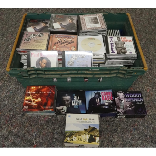5 - Large quantity of Jazz CDs to include Bing Crosby and Count Basie