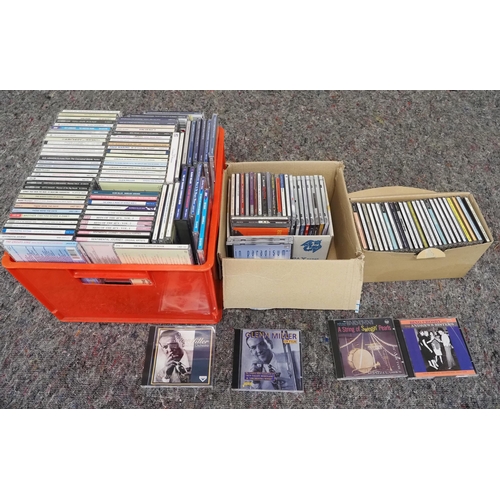 9 - Large quantity of Big Band & Jazz CDs to include Glen Miller & Bing Crosby.