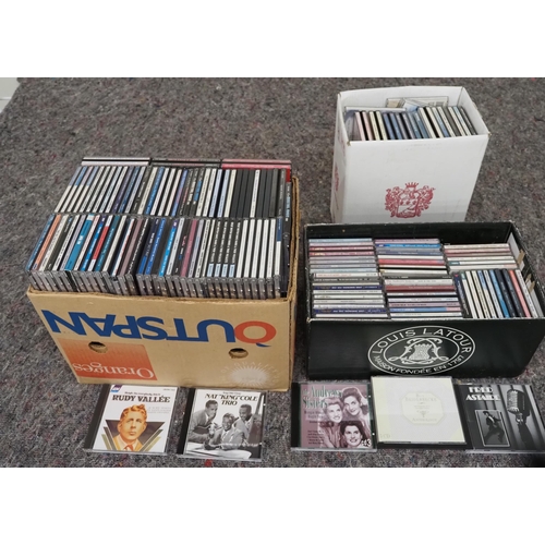 10 - Large quantity of Jazz CDs to include Fred Astaire and Nat King Cole