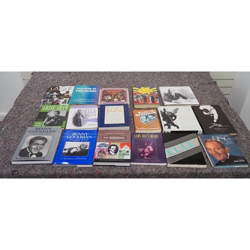 22 - Large quantity of assorted Jazz, hardback reference book