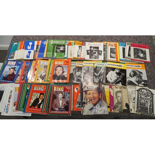 32 - Large quantity of Jazz magazines to include Bing Crosby and Jazz Journal