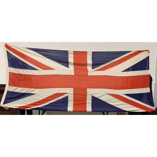 177 - Vintage Union Jack flag 9'