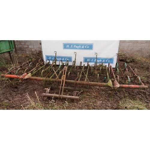 79 - Kongskilde folding spring tine cultivator 13ft