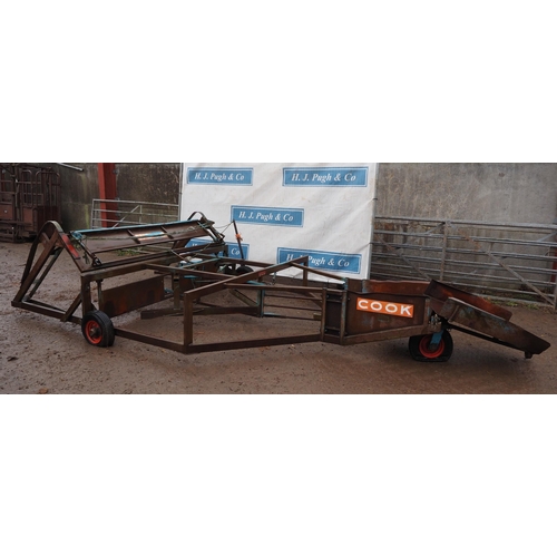 94 - Cooks flat 8 bale sledge