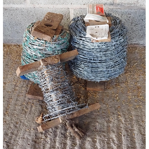 16 - Rolls of barbed wire -3