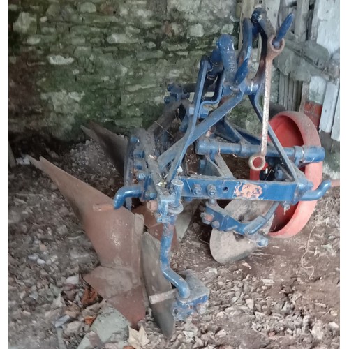 314 - Ransomes 2 furrow plough. Marked Fordson for EN27 tractors