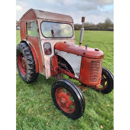 368 - David Brown Cropmaster petrol/TVO tractor. Somerset tractor, was running a year ago. Reg LYC 350. Wi... 