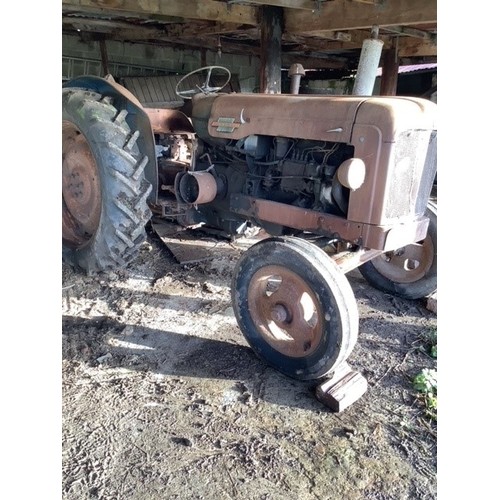 361 - Fordson Power Major tractor. 1959. Barn find condition, will run and drive. Same farm from new. V5 a... 