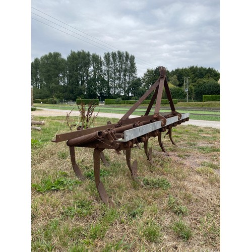 313 - Ferguson spring tine cultivator. A few loose tines