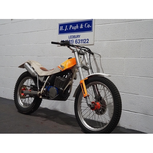 Fantic 307 trials bike. 1990. Frame No. 6406030. Non runner but engine  turns over