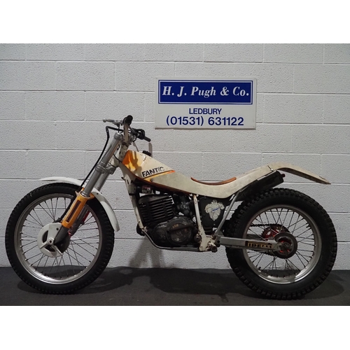 Fantic 307 trials bike. 1990. Frame No. 6406030. Non runner but engine  turns over