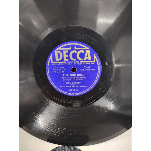 121 - Approx. 500 shellac & vinyl 78 rpm 10