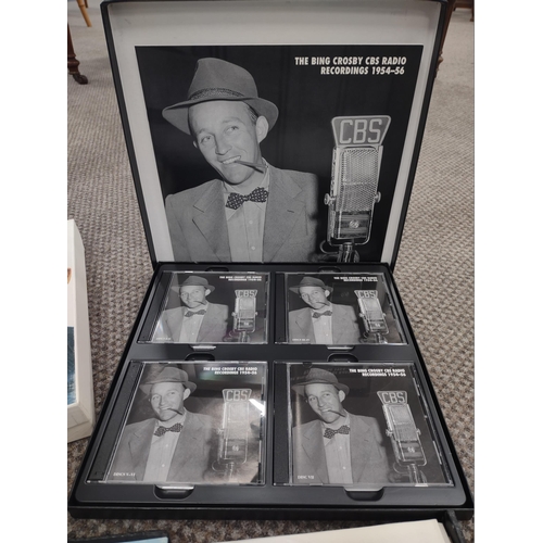 148 - Complete sets of The Chronological Bing Crosby on CD & LP plus various CD & LP box sets.