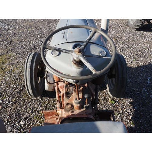 481 - Massey Ferguson FE-35 Grey & Gold tractor. 1957. Runs and drives . 4 Cylinder. Full set of original ... 