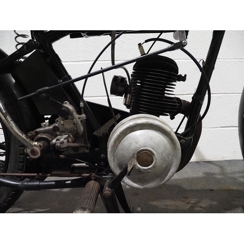 Excelsior model B3 motorcycle. 1931. 196cc. Frame No. W1385. Engine No ...