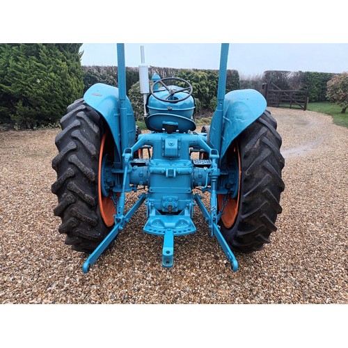 381 - Fordson Major 6 cylinder tractor. Runs