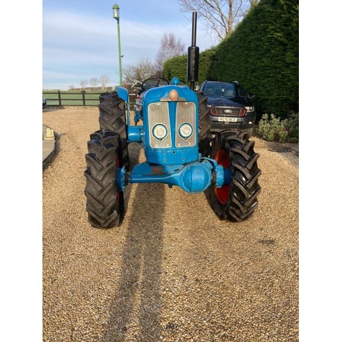 387A - Fordson Super Major Roadless tractor. 1962. Runs and drives. Vendor said to be well restored. Reg 27... 