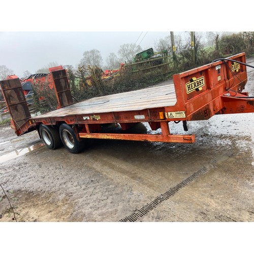 419A - Herbst 21ft low loader trailer