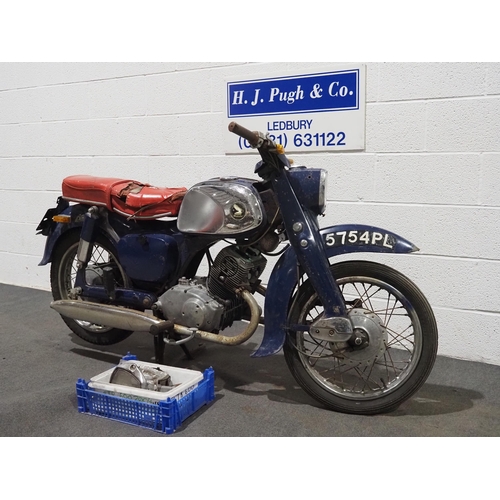 Honda C92 Benly motorcycle project. 1962. 125cc. Engine No