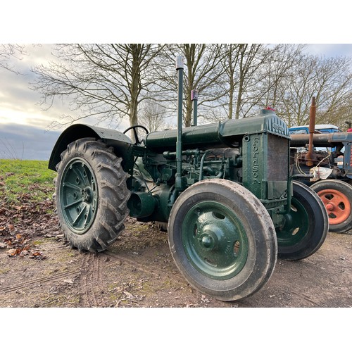 382 - Fordson Standard wide wing tractor. Older restoration. Been in a museum for many years. Radiator cap... 