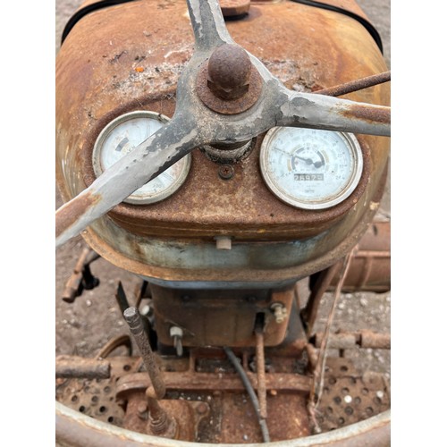 361 - Fordson Power Major tractor. 1959. Barn find condition, will run and drive. Same farm from new. V5 a... 