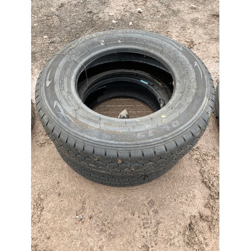 222 - Ifor Williams tyres 165x13