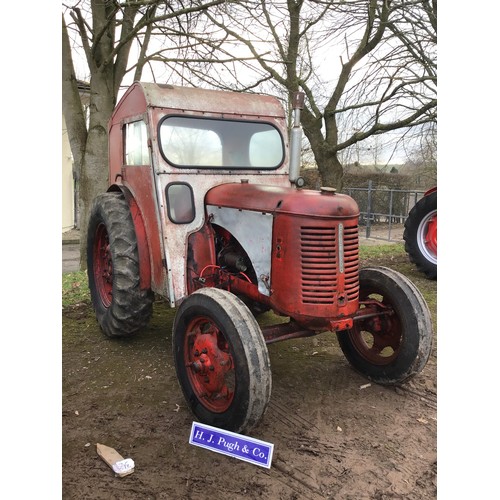 368 - David Brown Cropmaster petrol/TVO tractor. Somerset tractor, was running a year ago. Reg LYC 350. Wi... 