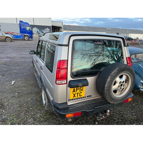 414 - Land Rover Discovery 2 TD5. 2001. MOT 03/23. V5 and keys in office