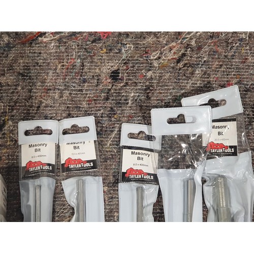 741 - 120 Assorted SDS masonry drill bits and HSS drill bits, assorted sizes