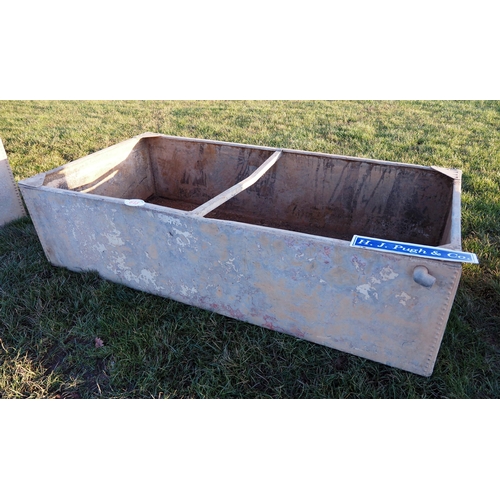 613 - Galvanised tank 8 x 4ft