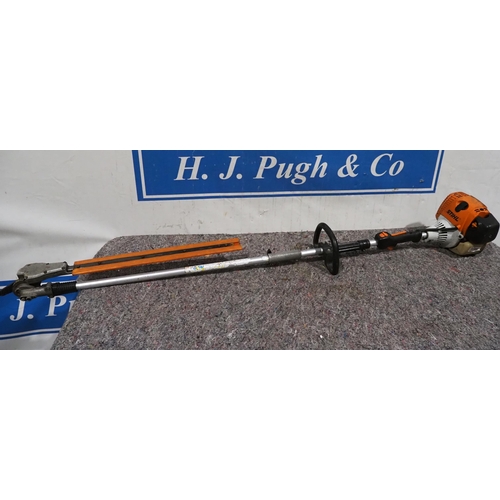 649 - Stihl KM130R long reach hedge cutter