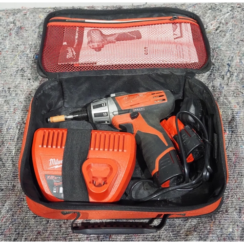 752 - Milwaukee C12 D 12v screwdriver