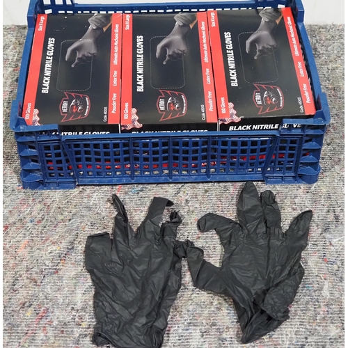 795 - 3 Boxes of 100 nitrile gloves XL