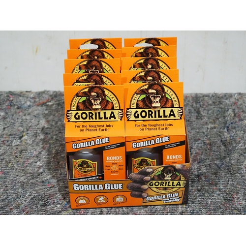 830 - 6 Tubs of waterproof gorilla glue 60ml