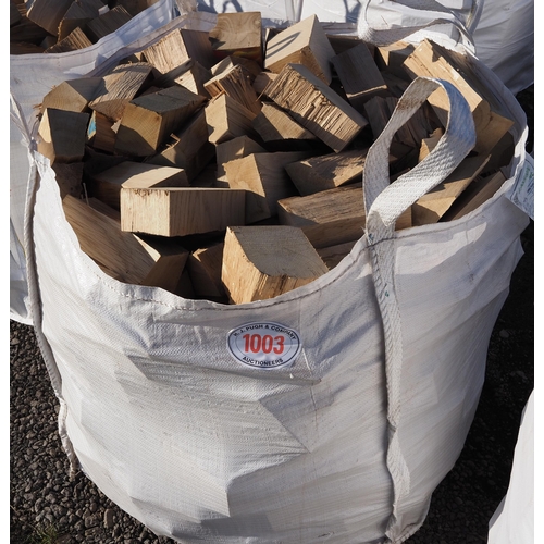 1003 - Bag of hardwood offcuts