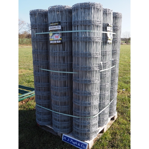 1100 - 9 Rolls tornado wire R12/182/15 100m